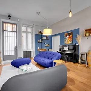 Apartment Bleu Du Maine - Elegant T3 Avec Terrasse, Toulouse